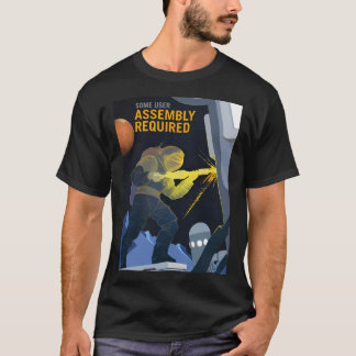 Versammlung, die unsere Zukunft auf Mars und T-Shirt