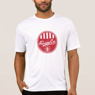 Versammlungs-Anruf Sport-Tek T - Shirt mit Logo