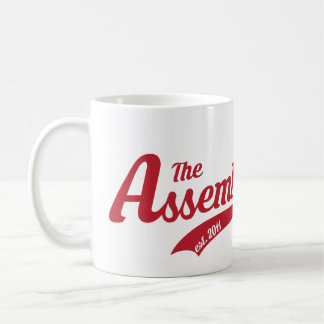 Versammlungs-Anruf-Text-Logo-Tasse Kaffeetasse