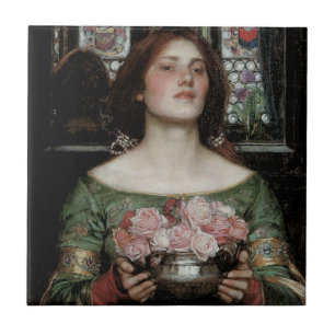 Versammlungs-YE-Rosenknospen, während YE kann Fliese