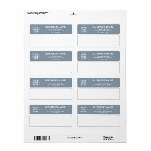 Versand Beruflicher Firmenlogos (Vorne)