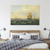 Versand in Kopenhagen Leinwanddruck (Insitu (Schlafzimmer))