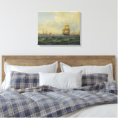 Versand in Kopenhagen Leinwanddruck (Insitu (Schlafzimmer))