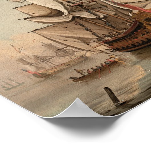 Versand in Ruhe | Peter Monamy Poster (Ecke)