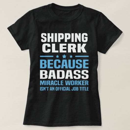 Versand-Mitarbeiter T-Shirt (Design vorne)