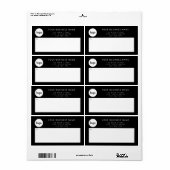 Versand moderner einfacher Firmenlogos (Vorne)