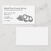 Versand- und Paketkurier Visitenkarte (Vorne/Hinten)