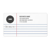 Versand von E-Mail-Logos für den legalen Notepad (Vorne)