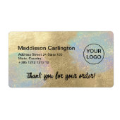 Versand von Gold und Glitzer (Vorne)