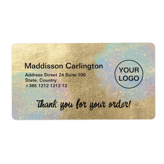 Versand von Gold und Glitzer (Vorne)