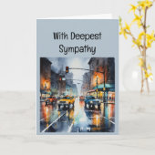 Versand von Liebe & Gebete Beileid Zeit des Verlus Karte (Gelbe Blume)