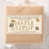 Versand von Metallgold und -apfelsirup (Insitu)