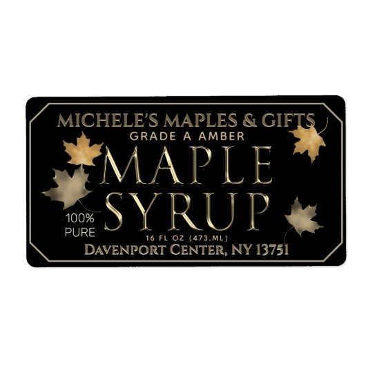 Versand von Metallic-Gold und Black Maple (Vorne)