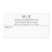 Versand von Minimalistischen Monogrammen oder Logo (Vorne)