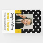 Versand von Thin Gold Line Kundenspezifische Foto- Banner (Horizontal)