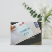 Versandanweisung Postkarte (Stehend Vorderseite)