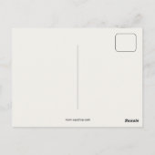 Versandanzeige im Retro-Stil der 1920er Jahre Postkarte (Rückseite)