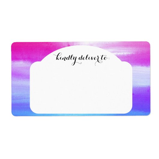 Versandaufkleber (Vorne)