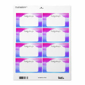 Versandaufkleber (Vorne)