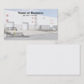 Versanddocks in einem Lagerhaus Visitenkarte (Vorne/Hinten)