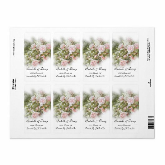 Versandetiketten (Vorne)