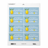Versandmarke für schwimmende Lemonen (Vorne)