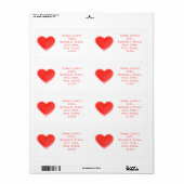 Versandmarke Sweet Heart (Vorne)