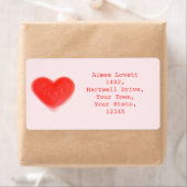 Versandmarke "Sweet Heart Pink" (Insitu)