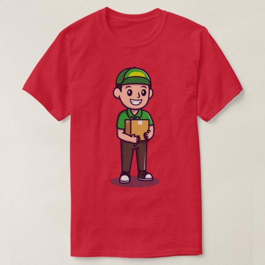 Versandpaket Cartoon 1 T-Shirt (Design vorne)