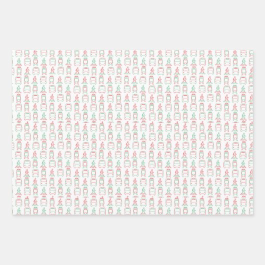 Versandpapier Geschenkpapier Set (Vorderseite 3)