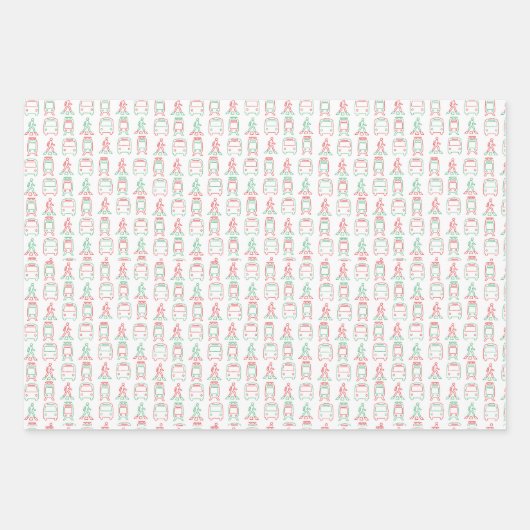 Versandpapier Geschenkpapier Set (Vorderseite 2)