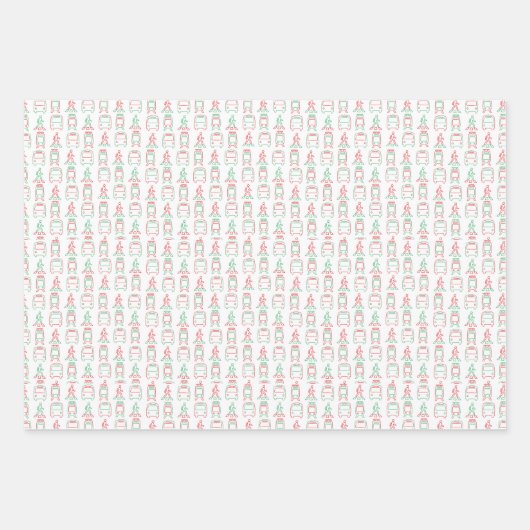 Versandpapier Geschenkpapier Set (Vorderseite)