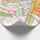 Versandpapier - Orientierungskarte Geschenkpapier (Ecke)