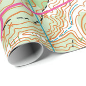 Versandpapier - Orientierungskarte Geschenkpapier (Rolleneckpunkt)