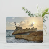 Versandschreck Flat Holiday Card Feiertagskarte (Stehend Vorderseite)