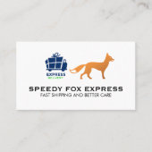 Versandsymbol | Zustelldienste Visitenkarte (Vorderseite)