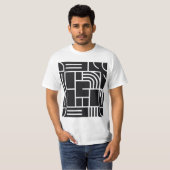 Versatile Abstract Design T-Shirt (Vorne ganz)