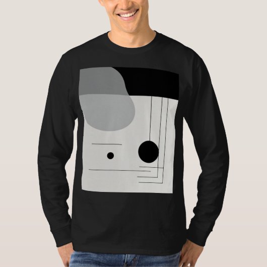 Versatile Abstract Design T-Shirt (Vorderseite)
