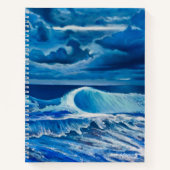 Versatile Blue Water Art Notebook Notizblock (Vorderseite)