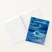 Versatile Blue Water Art Notebook Notizblock (Innenseite)