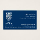 Versatile Business Promo Blue Gutscheinkarte (Rückseite)