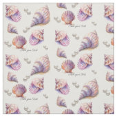 Versatile Coastal Seashells Nautical Theme Stoff (Muster)