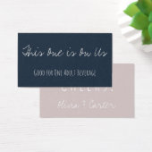 Versatile Drink Tickets in Navy Blue & Mauve (Schreibtisch)