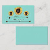Versatile floral visitenkarte (Vorne/Hinten)