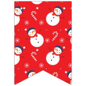 Versatile Four-Design Christmas Party Bunting Wimpelkette (Zweite Fahne)