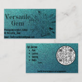Versatile Gem Visitenkarte (Vorne/Hinten)