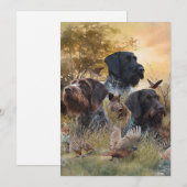 Versatile Jagdhunde Einladung (Vorne/Hinten)