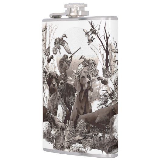 Versatile Jagdhunde Flachmann (Links)