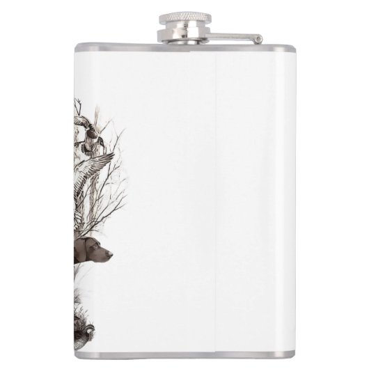 Versatile Jagdhunde Flachmann (Rückseite)