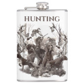 Versatile Jagdhunde Flachmann (Vorderseite)